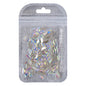 Trapezoid Shape Crystal AB Flat Back Fancy Rhinestones