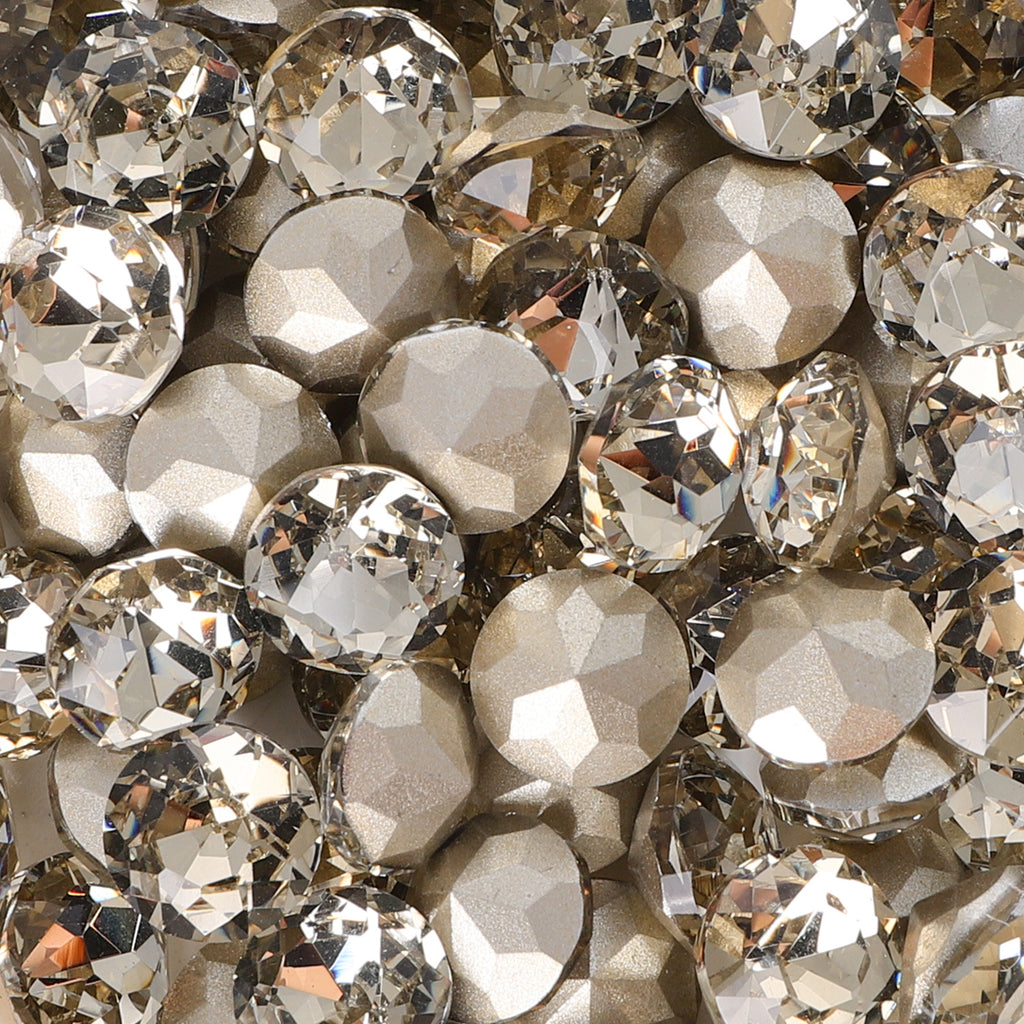 Light Coffee XIRIUS Chaton Shape Glass Pointed Back Fancy Rhinestones WholesaleRhinestone