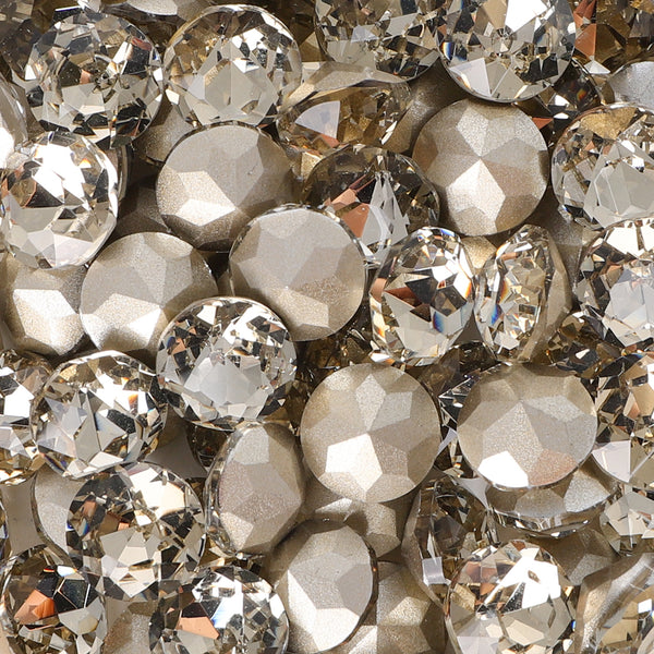 Light Coffee XIRIUS Chaton Shape Glass Pointed Back Fancy Rhinestones WholesaleRhinestone