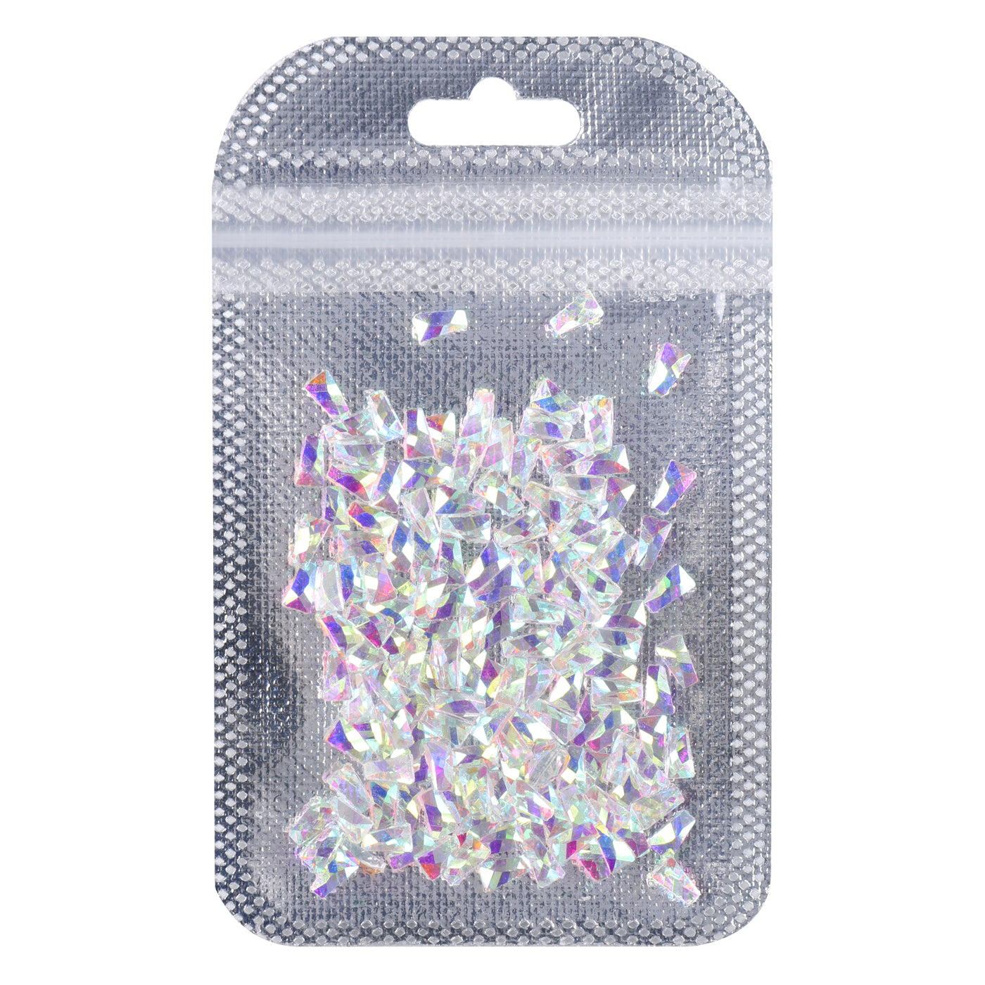 Trapezoid form krystal ab unfoiled flad back fancy rhinestones Hovedbillede