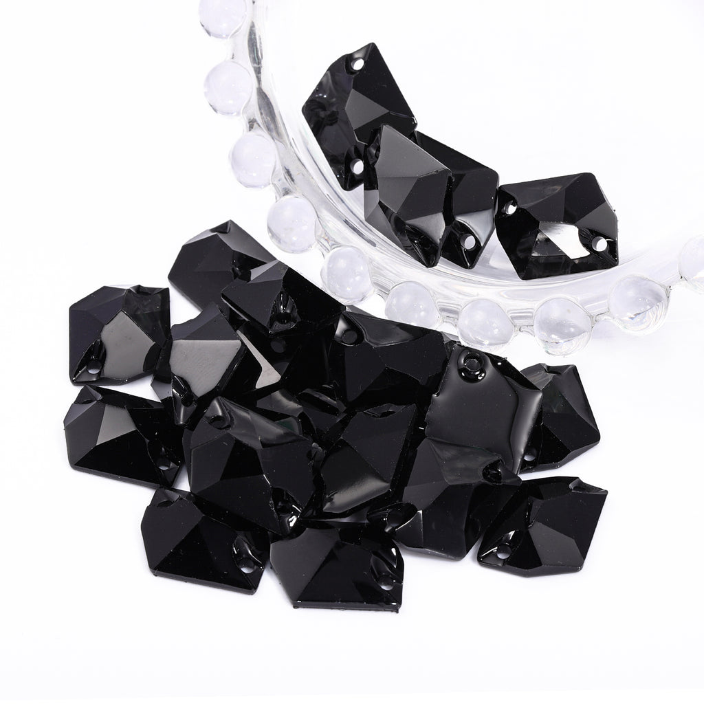Cosmic Black Resin Sew-on Rhinestones For Dance Costume WholesaleRhinestone