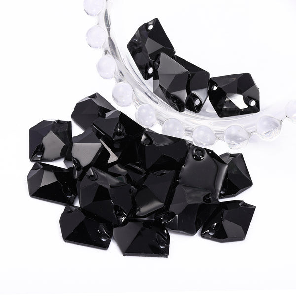 Cosmic Black Resin Sew-on Rhinestones For Dance Costume WholesaleRhinestone