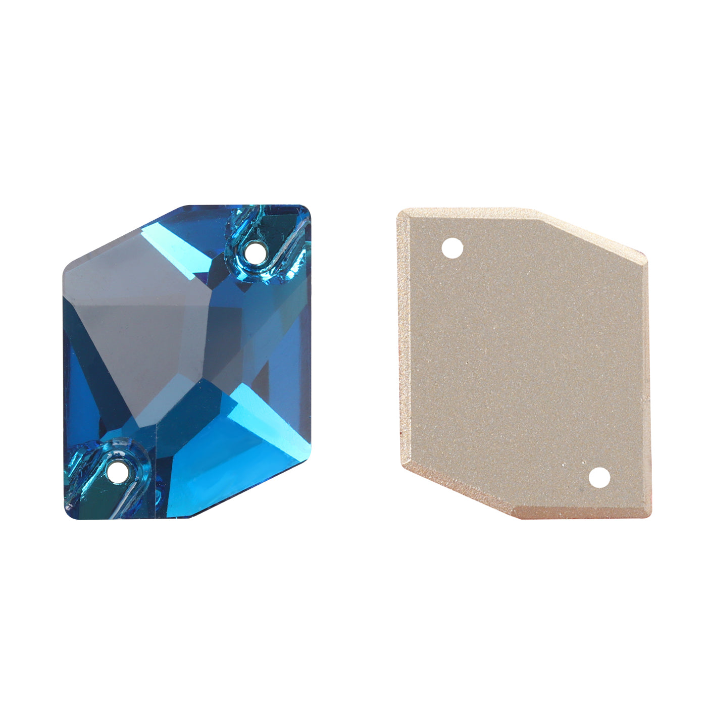 Indicolite Cosmic Shape High Quality Glass Sew-on Rhinestones WholesaleRhinestone メイン画像