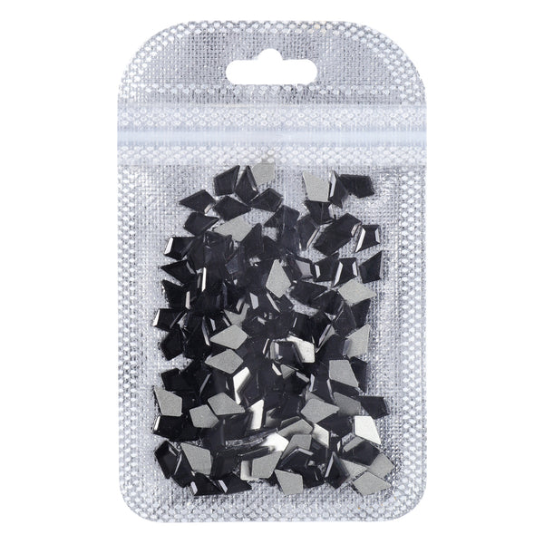 Arrow Shape Black Flat Back Fancy Rhinestones