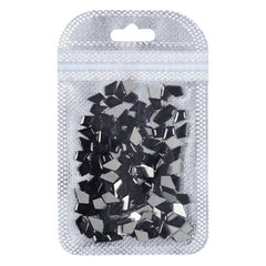 Arrow Shape Black Flat Back Fancy Rhinestones