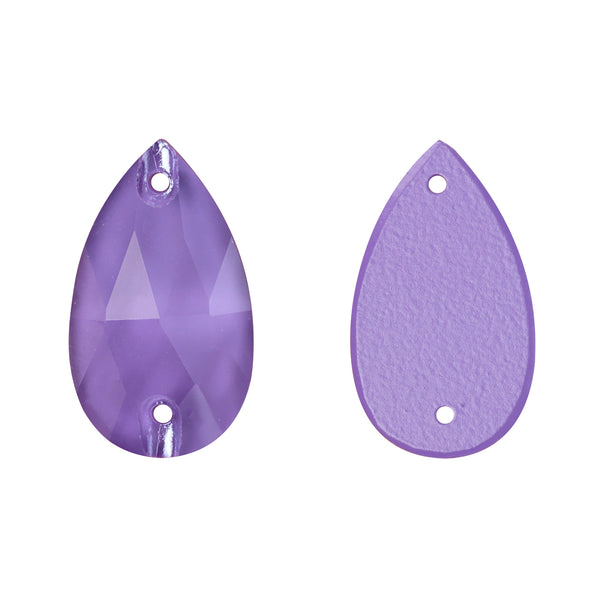 Mocha Tanzanite Drop Shape High Quality Glass Sew-on Rhinestones WholesaleRhinestone