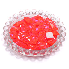 Electric Neon Hyacinth Rectangle Shape High Quality Glass Sew-on Rhinestones