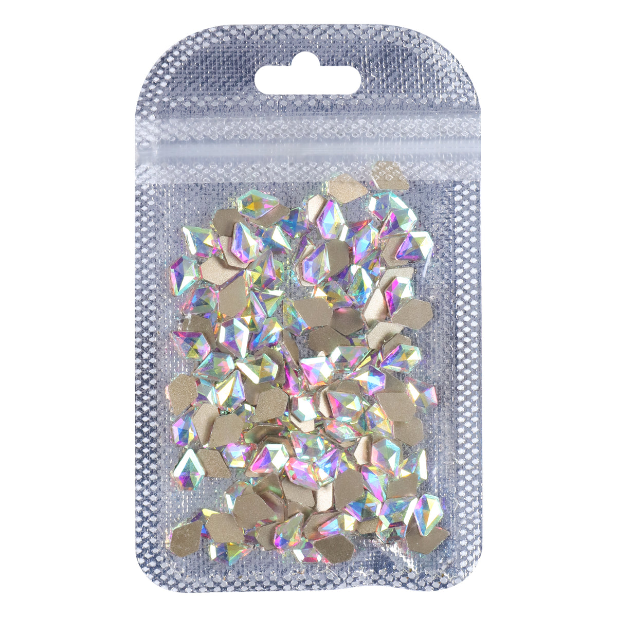 Diamond Shape Crystal AB Glass Flat Back Fancy Rhinestones