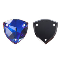 Bermuda Blue Trilliant Shape High Quality Glass Sew-on Rhinestones WholesaleRhinestone