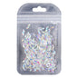 Wave Shape Crystal AB Unfoiled Flat Back Fancy Rhinestones