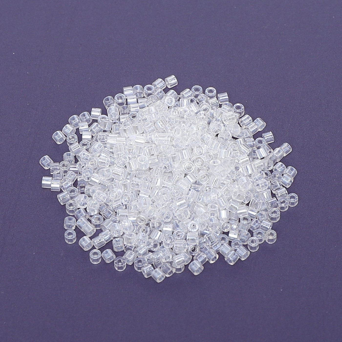 Transparent Luster Color Hight Quality Glass Cylinder Seed Beads 1.6 MM Size BS1002