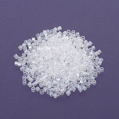 Transparent Luster Color Hight Quality Glass Cylinder Seed Beads 1.6 MM Size BS1002