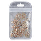 Navette Shape Golden Shadow Glass Flat Back Fancy Rhinestones