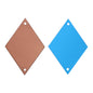Rhombus Shape Multi Colors Acrylic Sew-on Mirror For Dance Costume WholesaleRhinestone