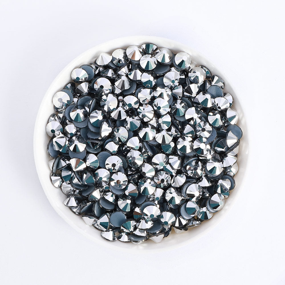 Silver Glass HotFix Rhinestones