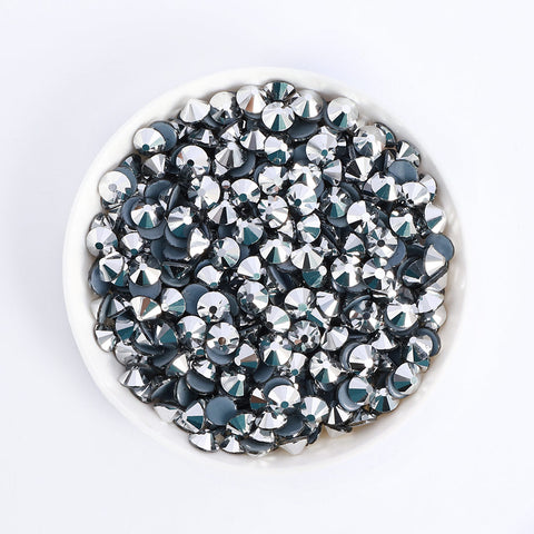 Silver Glass HotFix Rhinestones