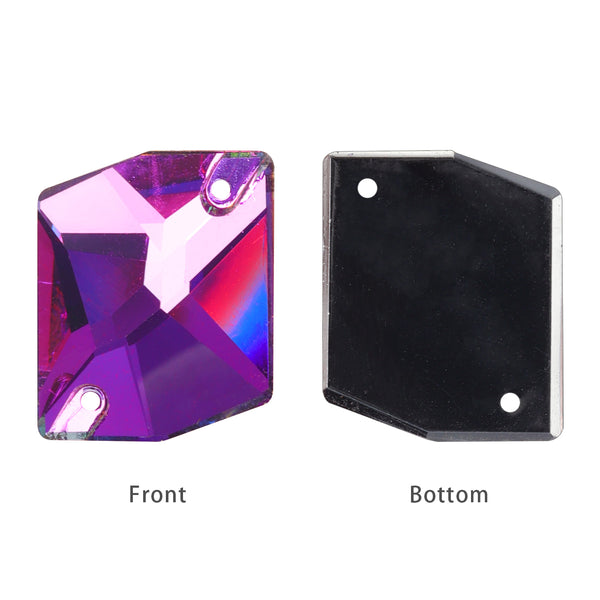 Vitrail Medium Cosmic Shape High Quality Glass Sew-on Rhinestones WholesaleRhinestone