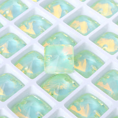 Light Azore AM Rivoli Square Shape High Quality Glass Sew-on Rhinestones