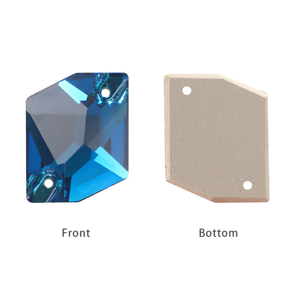 Indicolite Cosmic Shape High Quality Glass Sew-on Rhinestones WholesaleRhinestone