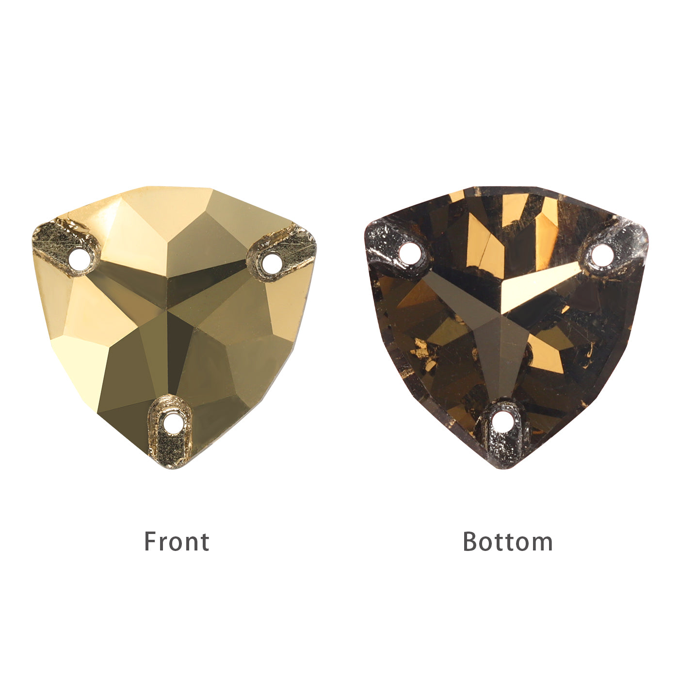 Dorado Trilliant Shape High Quality Glass Sew-on Rhinestones WholesaleRhinestone