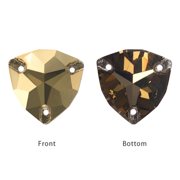 Dorado Trilliant Shape High Quality Glass Sew-on Rhinestones WholesaleRhinestone