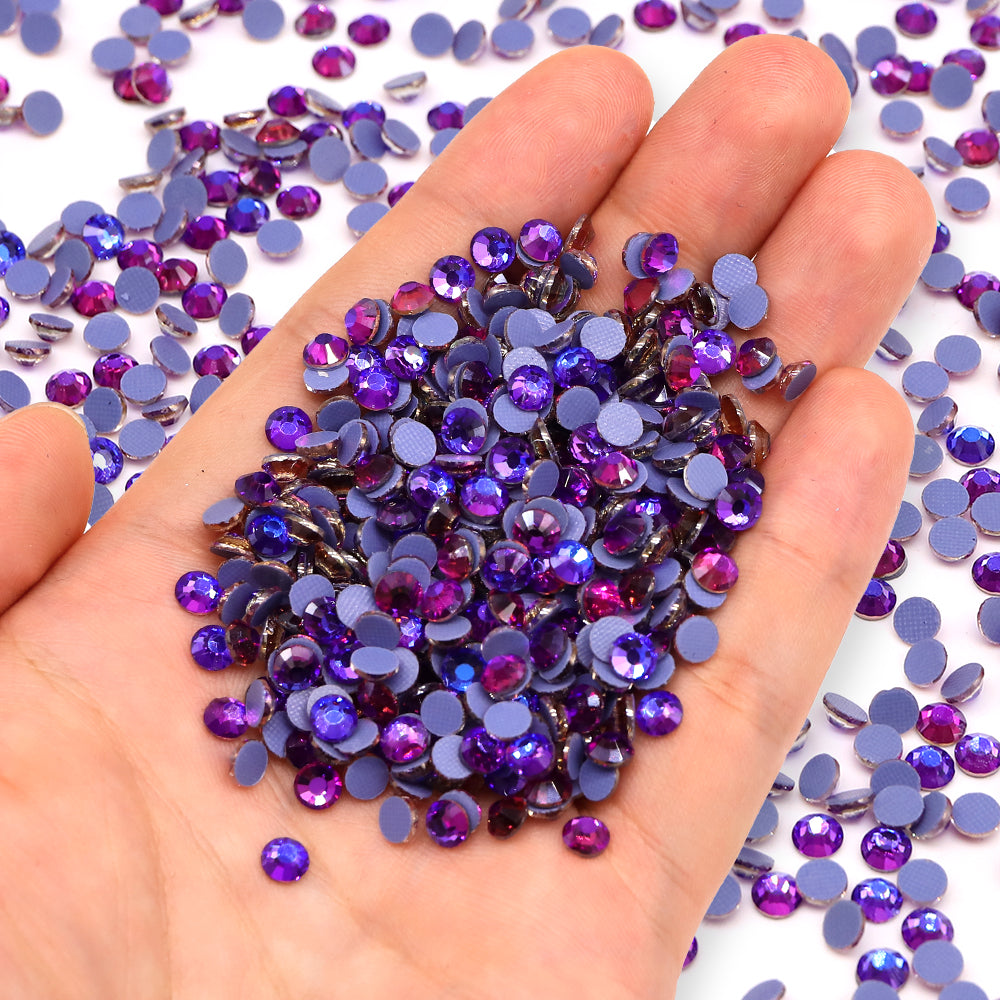 Purple Majesty Glass HotFix Rhinestones WholesaleRhinestone