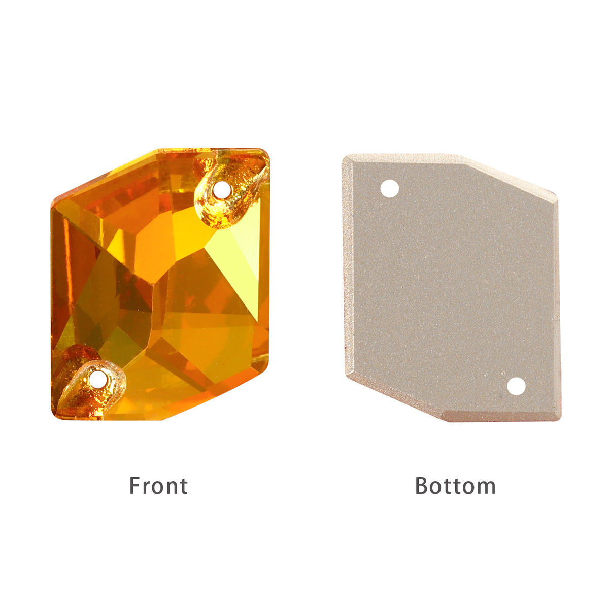 Metallic Sunshine Cosmic Shape High Quality Glass Sew-on Rhinestones WholesaleRhinestone