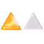 Electric Neon Sunflower Triangle Shape High Quality Glass Sew-on Rhinestones WholesaleRhinestone