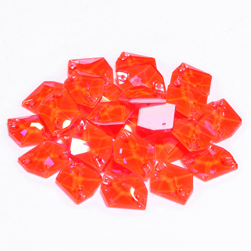 Electric Neon Hyacinth Cosmic Shape High Quality Glass Sew-on Rhinestones WholesaleRhinestone