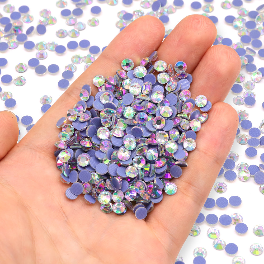Glitter Pink Glass HotFix Rhinestones WholesaleRhinestone
