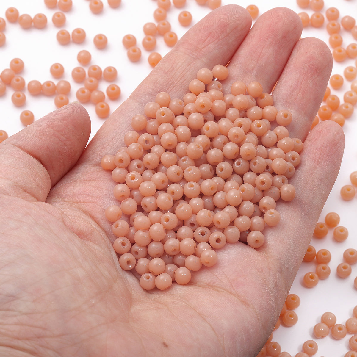 BSCZ024 4.5 MM Round Shape Glass Seed Beads for Bracelets and Jewelry Making WholesaleRhinestone