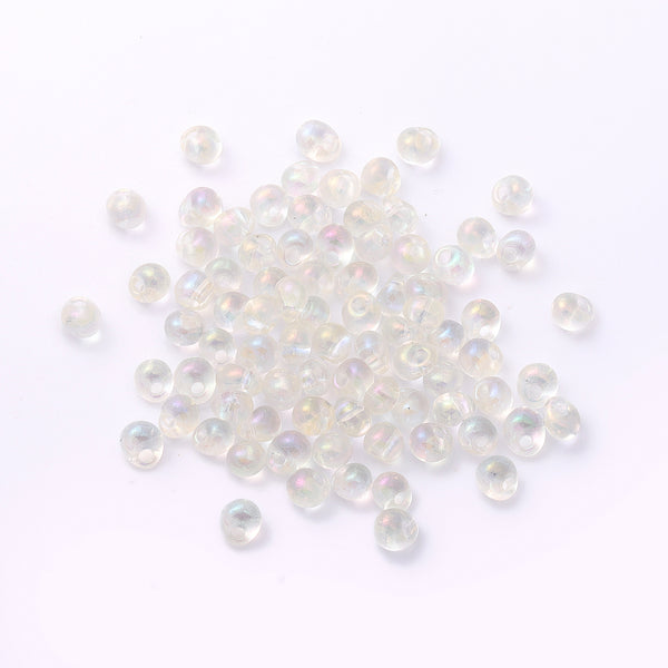 TMAB003 Transparent AB Drop Shape Glass Seed Beads WholesaleRhinestone