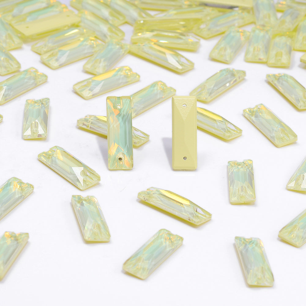 Jonquil AM Cosmic Baguette Shape High Quality Glass Sew-on Rhinestones WholesaleRhinestone