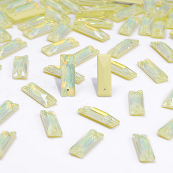 Jonquil AM Cosmic Baguette Shape High Quality Glass Sew-on Rhinestones WholesaleRhinestone