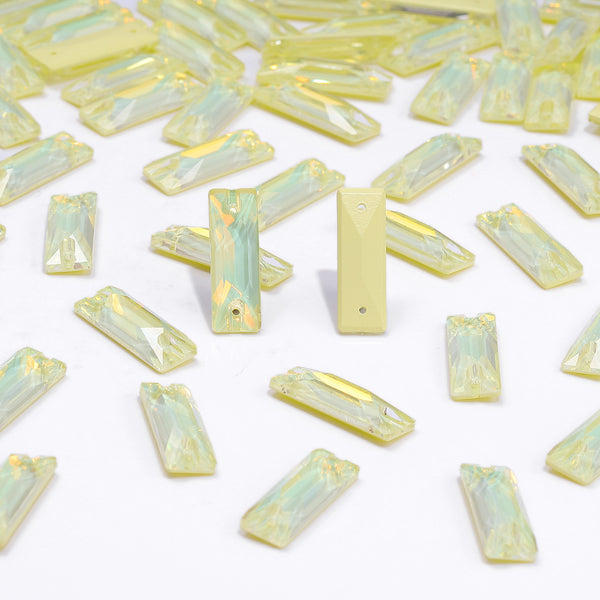 Jonquil AM Cosmic Baguette Shape High Quality Glass Sew-on Rhinestones WholesaleRhinestone