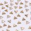 Triangle Shape Multi Colors Small Size Glass Beveled Flat Back Fancy Rhinestones For Nail Art WholesaleRhinestone