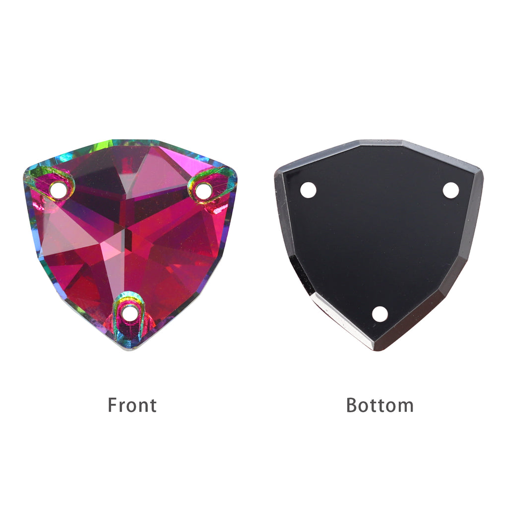 Vitrail Medium Trilliant Shape High Quality Glass Sew-on Rhinestones WholesaleRhinestone