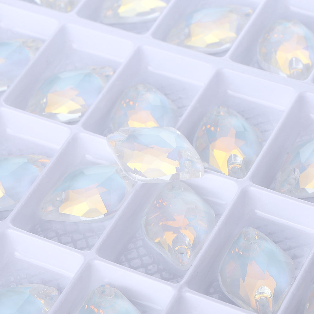 Crystal AM Lemon Shape High Quality Glass Sew-on Rhinestones WholesaleRhinestone