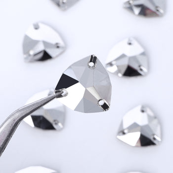 Comet Argent Light Trilliant Shape High Quality Glass Sew-on Rhinestones WholesaleRhinestone