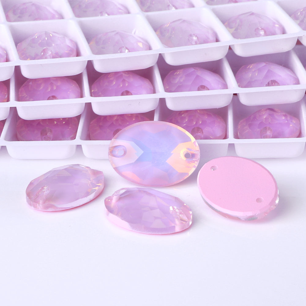 Rosaline AM Oval Shape High Quality Glass Sew-on Rhinestones