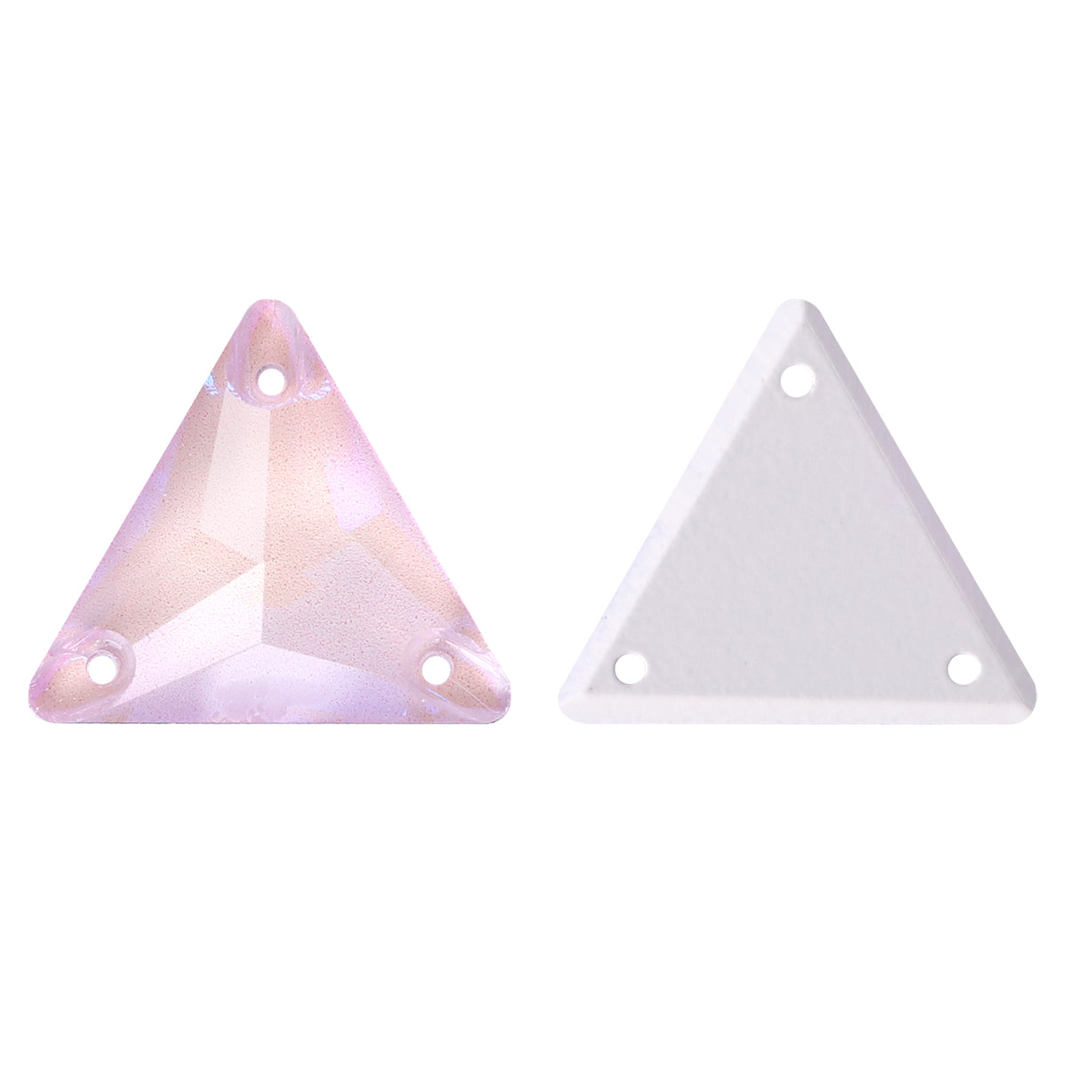 Electric Neon Light Rose Triangle Shape High Quality Glass Sew-on Rhinestones WholesaleRhinestone Main image