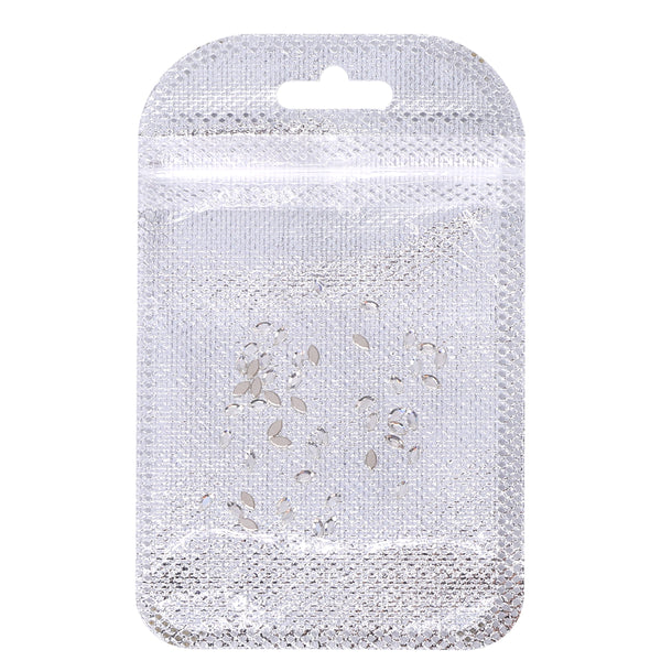Navette Shape Multi Colors Small Size Glass Beveled Flat Back Fancy Rhinestones For Nail Art WholesaleRhinestone