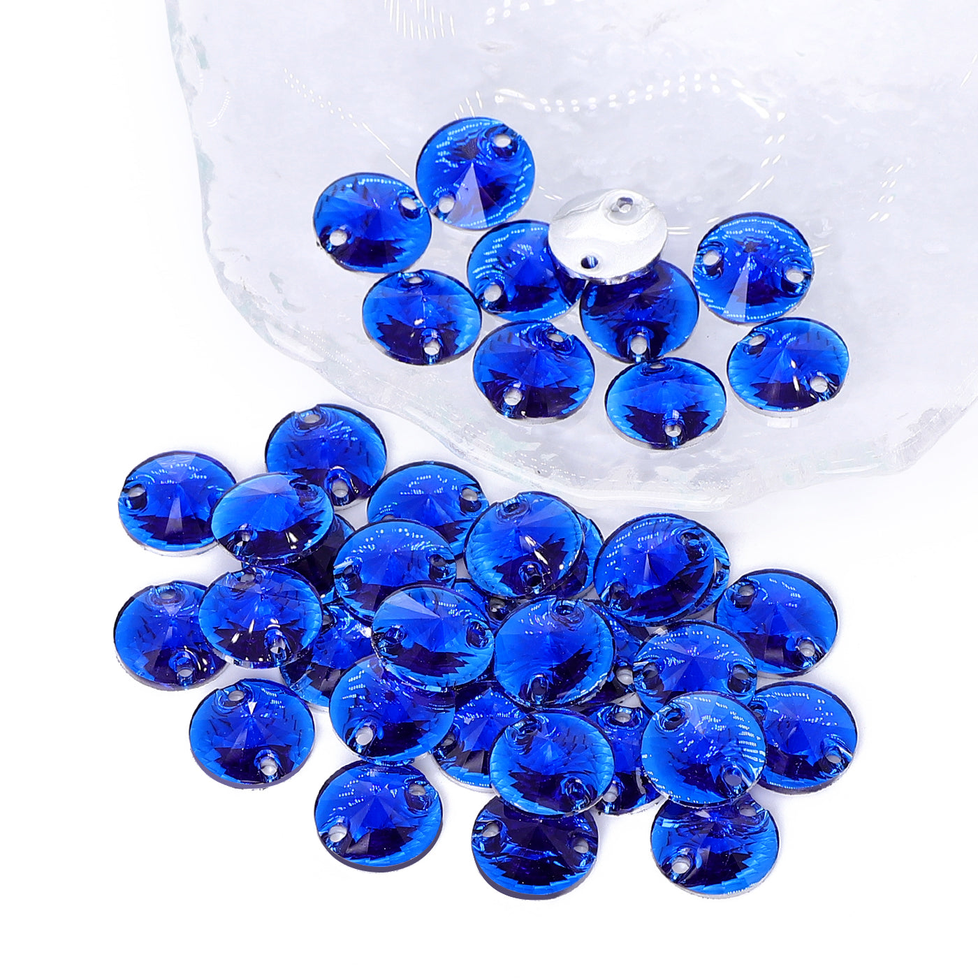 Rivoli Sapphire Resin Sew-on Rhinestones For Dance Costume WholesaleRhinestone