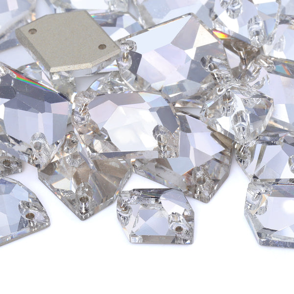 Mixed Sizes Crystal Cosmic Shape High Quality Glass Sew-on Rhinestones WholesaleRhinestone