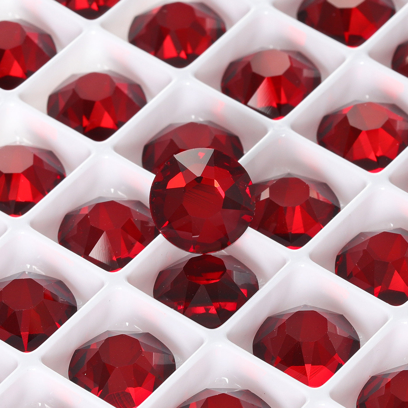Siam XIRIUS Round Shape High Quality Glass Beveled Flat Back Rhinestones WholesaleRhinestone