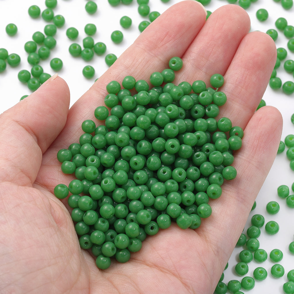 Various Colors 4.5 MM Round Shape Glass Seed Beads for Bracelets and Jewelry Making WholesaleRhinestone