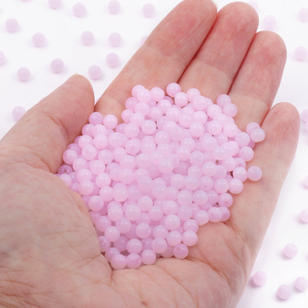 Various Colors 4.5 MM Round Shape Glass Seed Beads for Bracelets and Jewelry Making WholesaleRhinestone