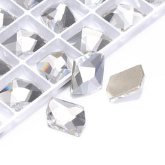 Crystal Cosmic Shape High Quality Glass Beveled Flat Back Rhinestones