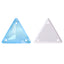Electric Neon Aquamarine Triangle Shape High Quality Glass Sew-on Rhinestones