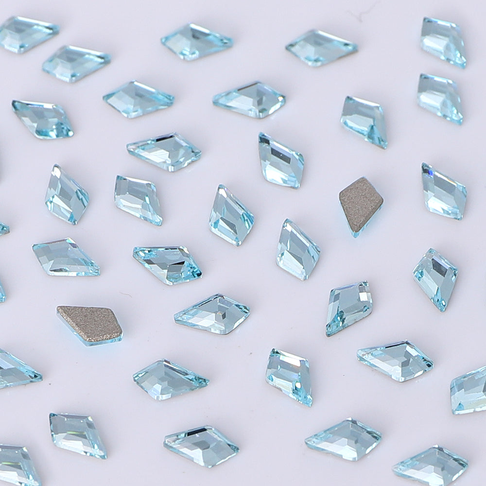 Arrow Shape Multi Colors Small Size Glass Beveled Flat Back Fancy Rhinestones For Nail Art WholesaleRhinestone